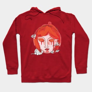 the crying girl Hoodie